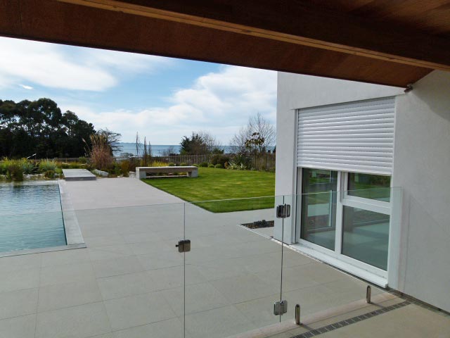 gallery image - terrace door with shutters
